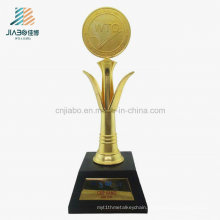 High Quality Casting Metal Crafts Souvenir Decoration Custom WTO Trophy